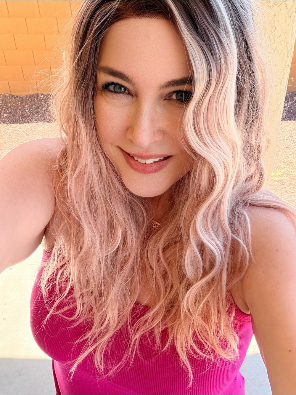 Alexia Apricot by Chelsey Smith Crowns synthetic wig